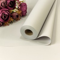 Плёнка 58см 800г матовая "Корейская" 65мкм Светло-серый 1/12 Арт: 1838/7443