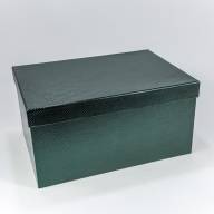Коробки Прямоугольные Набор 1/10 50*35*25 "Узор" Тёмно-зелёный 1/1 Арт: 7210808/0011 - Коробки Прямоугольные Набор 1/10 50*35*25 "Узор" Тёмно-зелёный 1/1 Арт: 7210808/0011