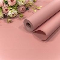 Плёнка 0,58*35м матовая "Корейская" 55мкм Бледный пурпурно-розовый 1/12 Арт: 1838/3519