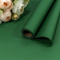 Плёнка 0,58*10м матовая "Корейская" 55мкм Зелёный 1/30 Арт: 1638/2259
