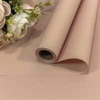 Плёнка 0,58*10м матовая "Корейская" 55мкм Персиковый 1/30 Арт: 1638/3544