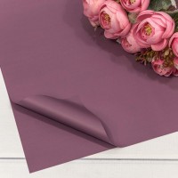 Плёнка в листах 60*60 (20 шт.) матовая "Корейская" 55мкм Тёмно-пурпурный 1/60 Арт: 1698/5205