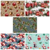 Бумага в листах 70*100 ±5% (25 шт.) 80г &quot;С Новым годом&quot; (микс 120) 1/10 Арт: 000402/120 - Бумага в листах 70*100 ±5% (25 шт.) 80г "С Новым годом" (микс 120) 1/10 Арт: 000402/120