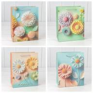 Пакет подарочный с блёстками "Цветы" (микс 261) 18*23*10 210г 1/20 1/360 Арт: 000261E - Пакет подарочный с блёстками "Цветы" (микс 261) 18*23*10 210г 1/20 1/360 Арт: 000261E