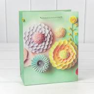 Пакет подарочный с блёстками "Цветы" (микс 261) 18*23*10 210г 1/20 1/360 Арт: 000261E - Пакет подарочный с блёстками "Цветы" (микс 261) 18*23*10 210г 1/20 1/360 Арт: 000261E