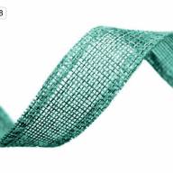 Лента Лен искусственный с проволокой 2,5см*25ярд Светло-бирюзовый 1/100 Арт: 5511-25/18 - Лента Лен искусственный с проволокой 2,5см*25ярд Светло-бирюзовый 1/100 Арт: 5511-25/18