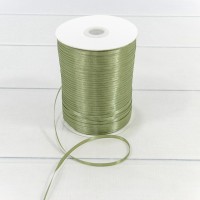 Лента Атласная Сатин (бобина) 0,3см*870ярд Бледно-оливковый 1/40 Арт: 595-03/55