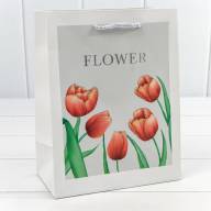Пакет подарочный с тиснением &quot;Flower&quot; (микс) 18*23*10 210г 1/20 1/360 Арт: 000254E - Пакет подарочный с тиснением "Flower" (микс) 18*23*10 210г 1/20 1/360 Арт: 000254E