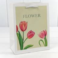 Пакет подарочный с тиснением &quot;Flower&quot; (микс) 18*23*10 210г 1/20 1/360 Арт: 000254E - Пакет подарочный с тиснением "Flower" (микс) 18*23*10 210г 1/20 1/360 Арт: 000254E