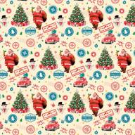 Бумага в листах 70*100 ±5% (25 шт.) 80г &quot;С Новым годом&quot; (микс 121) 1/10 Арт: 000402/121 - Бумага в листах 70*100 ±5% (25 шт.) 80г "С Новым годом" (микс 121) 1/10 Арт: 000402/121