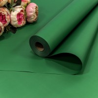 Плёнка 0,58*35м матовая "Корейская" 55мкм Зелёный 1/12 Арт: 1838/2259