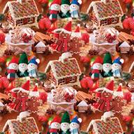 Бумага в листах 70*100 ±5% (25 шт.) 80г &quot;С Новым годом&quot; (микс 122) 1/10 Арт: 000402/122 - Бумага в листах 70*100 ±5% (25 шт.) 80г "С Новым годом" (микс 122) 1/10 Арт: 000402/122