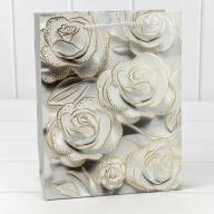 Пакет подарочный с тиснением "Цветы" (микс 113) 18*23*10 210г 1/20 1/360 Арт: 000113E - Пакет подарочный с тиснением "Цветы" (микс 113) 18*23*10 210г 1/20 1/360 Арт: 000113E