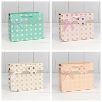 Пакет подарочный "Леди" с тиснением (микс) 23*18*10  230г 1/20 1/360 Арт: 000154EA