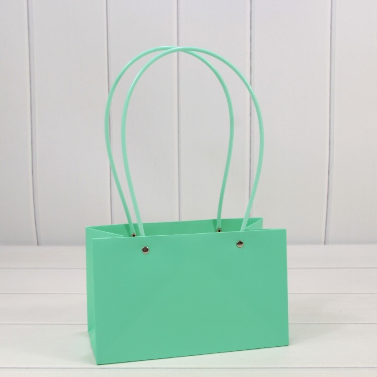  Пакет подарочный "Ваза для цветов" 22*13,5*10,5 Тиффани 1/10 1/120 Арт: 000170EA/3375