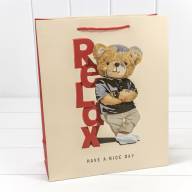 Пакет подарочный с тиснением "Мишки" (микс 109) 26*32*10 210г 1/20 1/240 Арт: 000109C - Пакет подарочный с тиснением "Мишки" (микс 109) 26*32*10 210г 1/20 1/240 Арт: 000109C