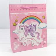 Пакет подарочный с 3D аппликацией "Единороги" (микс) 26*32*10 210г 1/20 1/240 Арт: 000333C - Пакет подарочный с 3D аппликацией "Единороги" (микс) 26*32*10 210г 1/20 1/240 Арт: 000333C