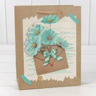 Пакет подарочный с 3D аппликацией "Цветы" (микс 115) 18*23*10 210г 1/20 1/360 Арт: 000115E - Пакет подарочный с 3D аппликацией "Цветы" (микс 115) 18*23*10 210г 1/20 1/360 Арт: 000115E