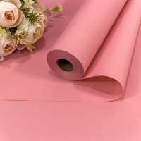 Плёнка 0,58см 800г матовая "Корейская" 55мкм Розовый-1765 1/12 Арт: 1838/1765