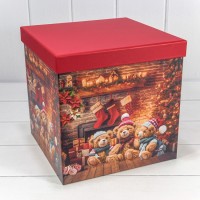 Коробки Куб Набор 1/10 26,5*26,5*26,5 "Новый год"-2688 1/4 Арт: 730601/2688