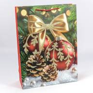 Пакет подарочный с блёстками "Новый год" (микс 565) 31*42*12 210г 1/20 1/120 Арт: 300565A - Пакет подарочный с блёстками "Новый год" (микс 565) 31*42*12 210г 1/20 1/120 Арт: 300565A