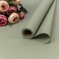 Плёнка 0,58*10м матовая "Корейская" 55мкм Бледно-зелёный-6198 1/30 Арт: 1638/6198