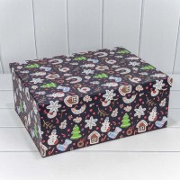 Коробки Прямоугольные Набор 1/15 42,5*33*17,6 "Новый год"-2626 1/2 Арт: 730902/2626