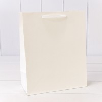 Пакет подарочный Крафт Белый 26*32*13 180г 1/10 1/240 Арт: 000222C/9