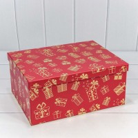 Коробки Прямоугольные Набор 1/10 34*26*15,3 "Новый год"-0080 1/6 Арт: 730604/0080