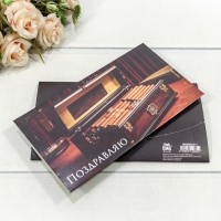 Конверт подарочный 16,5*9см 311 1/10 1/250 Арт: 003004/311