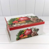 Коробки Прямоугольные Набор 1/10 37,5*29*16 "Новый год"-2107 1/4 Арт: 730605/2107
