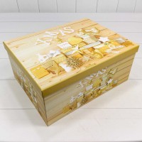 Коробки Прямоугольные Набор 1/10 37,5*29*16 "XMAS" 1/4 Арт: 730605/1659