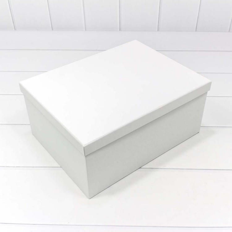 Коробки Прямоугольные Набор 1/10 34*26*15,3 Белый 1/6 Арт: 721604/417