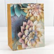 Пакет подарочный с 3D аппликацией "Цветы" (микс 257) 18*23*10 210г 1/20 1/360 Арт: 000257E - Пакет подарочный с 3D аппликацией "Цветы" (микс 257) 18*23*10 210г 1/20 1/360 Арт: 000257E