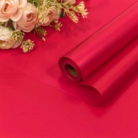 Плёнка 0,58*10м матовая "Корейская" 55мкм Малиновый 1/30 Арт: 1638/192