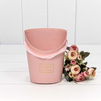 Коробка "Ваза для цветов " 15,5*12*19 "Maison des fleurs" Розовый 1/10 1/120 Арт: 720768/6
