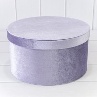 Коробки Круглые Набор 1/3 29,7*16 "Бархат" Сиреневый 1/6 Арт: 720912/5