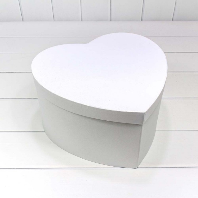 Коробки "Сердце" Набор 1/12 36*34,1*20,1 Белый 1/2 Арт: 7211201/417