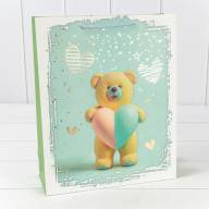 Пакет подарочный с тиснением "Мишки" (микс) 26*32*10 210г 1/20 1/240 Арт: 000314C - Пакет подарочный с тиснением "Мишки" (микс) 26*32*10 210г 1/20 1/240 Арт: 000314C