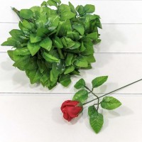 Стебель для розы с листьями 30см 1/50 1/3000 Арт: 420050/1
