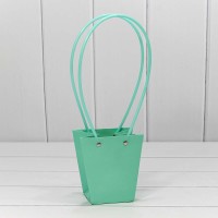 Пакет подарочный "Ваза для цветов" 12,5*12*8 Тиффани 1/10 1/200 Арт: 000171H/3