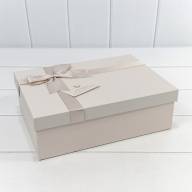 Коробки Прямоугольные Набор 1/3 29*21*9,5 с бантом и цветочком Пудровый 1/12 Арт: 721630/1 - Коробки Прямоугольные Набор 1/3 29*21*9,5 с бантом и цветочком Пудровый 1/12 Арт: 721630/1
