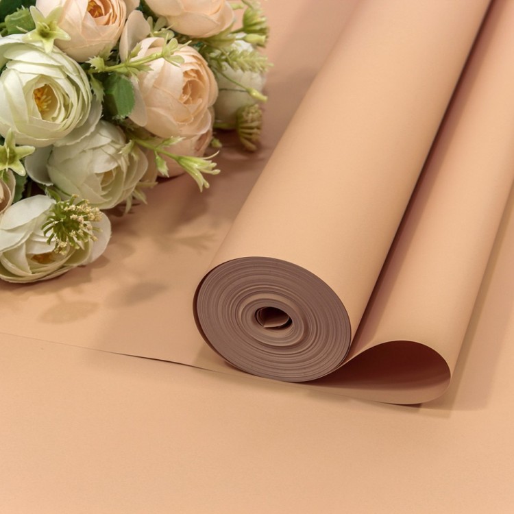 Плёнка 0,59*34м 900г "Корейская" 65мкм Персиковый-3544 1/6 1/12 Арт: 90038/3544