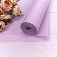 Бумага "Тишью" 0,5*120м 17г Сиреневый 1/16 Арт: 0001121/27