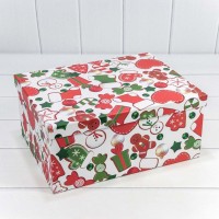 Коробки Прямоугольные Набор 1/10 34*26*15,3 "Новый год"-2630 1/6 Арт: 730604/2630