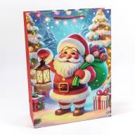 Пакет подарочный с блёстками "Новый год" (микс 561) 31*42*12 210г 1/20 1/120 Арт: 300561A - Пакет подарочный с блёстками "Новый год" (микс 561) 31*42*12 210г 1/20 1/120 Арт: 300561A