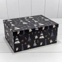 Коробки Прямоугольные Набор 1/10 34*26*15,3 "Новый год"-2106 1/6 Арт: 730604/2106