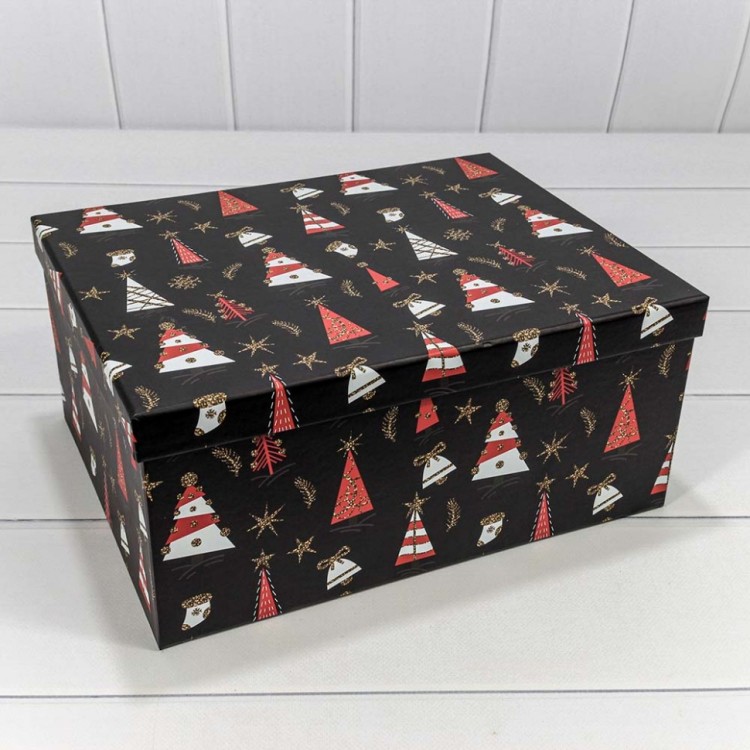 Коробки Прямоугольные Набор 1/10 34*26*15,3 "Новый год"-2109 1/6 Арт: 730604/2109