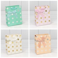 Пакет подарочный "Леди" с тиснением (микс) 12*15*6 230г 1/20 1/480 Арт: 000154H