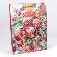 Пакет подарочный с блёстками "Новый год" (микс 559) 31*42*12 210г 1/20 1/120 Арт: 300559A - Пакет подарочный с блёстками "Новый год" (микс 559) 31*42*12 210г 1/20 1/120 Арт: 300559A